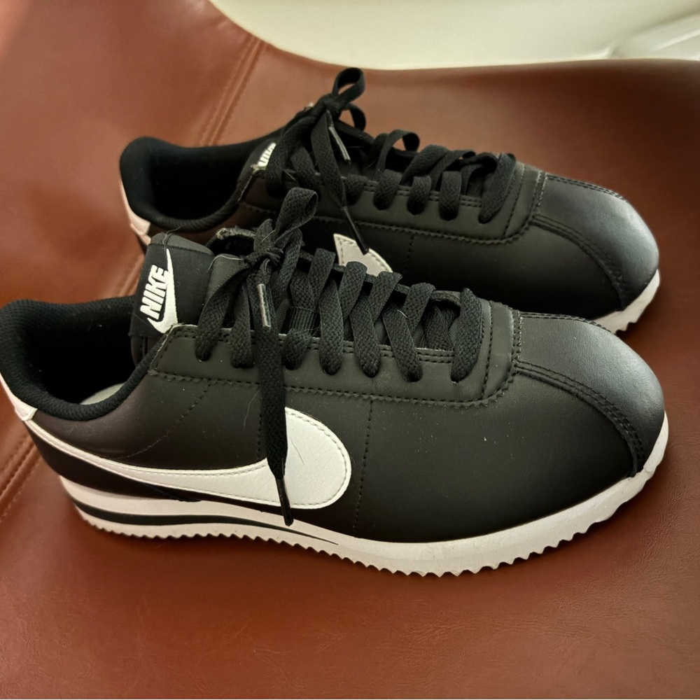 Nike Classic Black and White Cortez Sneakers